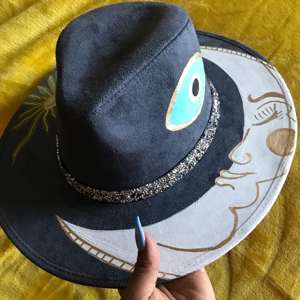 Hand painted fedora!!